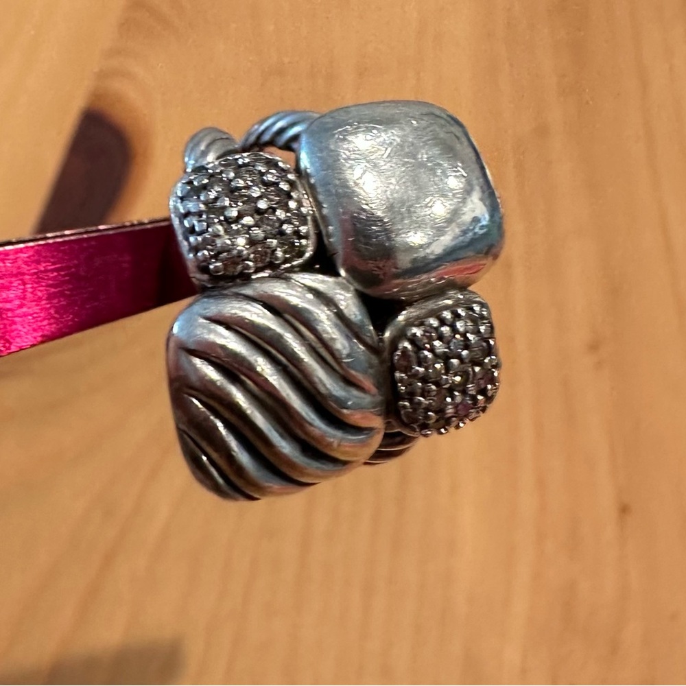 David Yurman large chiclet ring